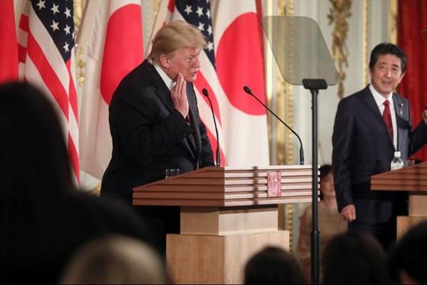 ترامپ در ژاپن: دنبال تغییر حکومت در ایران نیستیم